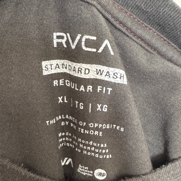 RVCA Black Short Sleeve Tee - Picture 2 of 5